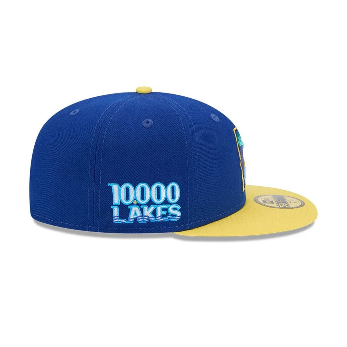 Minnesota Twins 10000 Lakes Blue & Yellow 59FIFTY Fitted Hat - New Era - 23310442802