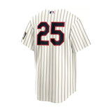 Minnesota Twins Byron Buxton 2026 Field of Dreams Striped Stadium Jersey - Nike - 235905428117