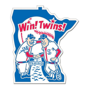 Minnesota Twins Cooperstown Collection Win! Twins! Collector Enamel Pin - Wincraft - 323610428