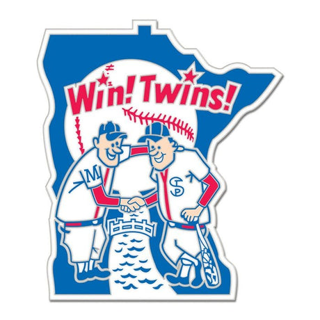 Minnesota Twins Cooperstown Collection Win! Twins! Collector Enamel Pin - Wincraft - 323610428