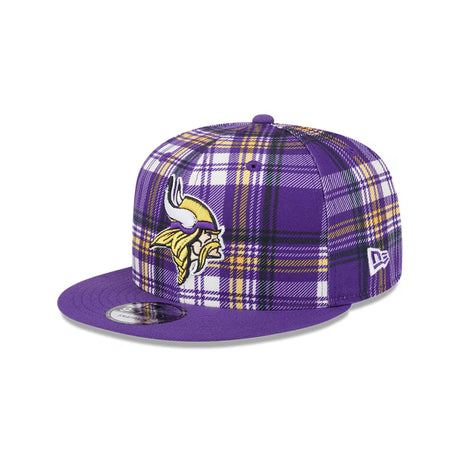 Minnesota Vikings 2024 Sideline Statement Plaid New Era 9FIFTY Snapback Hat - New Era - 23950913101