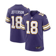 Minnesota Vikings Justin Jefferson Alternate Purple Player Jersey - Nike - 23600113101