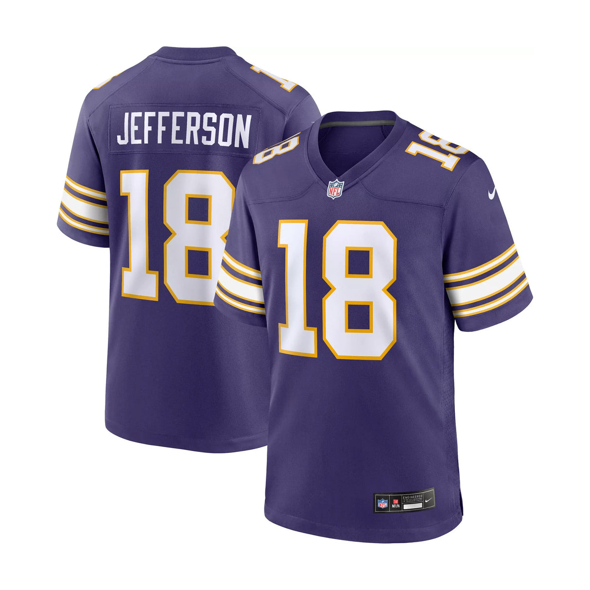 Minnesota Vikings Justin Jefferson Alternate Purple Player Jersey - Nike - 23600113101