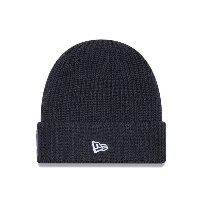Minnesota Vikings Navy Cuffed Knit Beanie - New Era - 