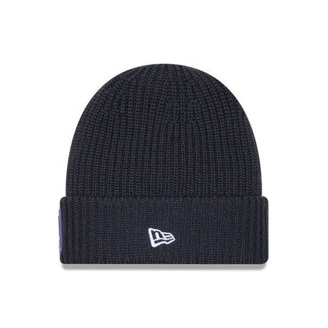 Minnesota Vikings Navy Cuffed Knit Beanie - New Era - 