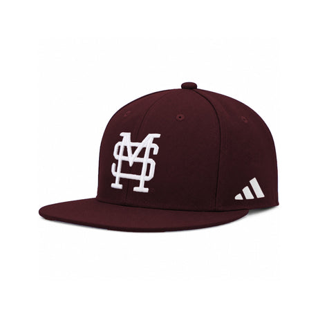 Mississippi State Bulldogs Maroon Fitted Hat - Adidas - 10570363901