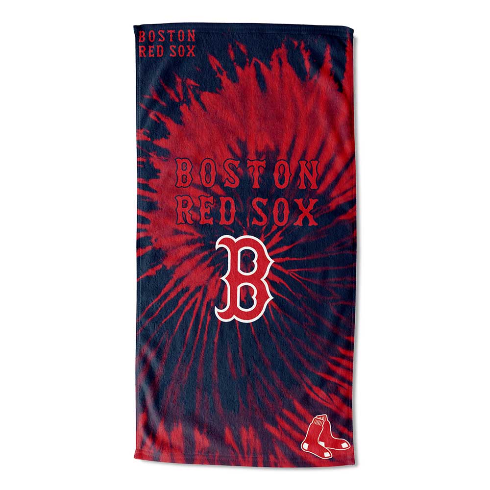 MLB Boston Red Sox Psychedelic Beach Towel 30x60 Inches - Northwest - 190604342948