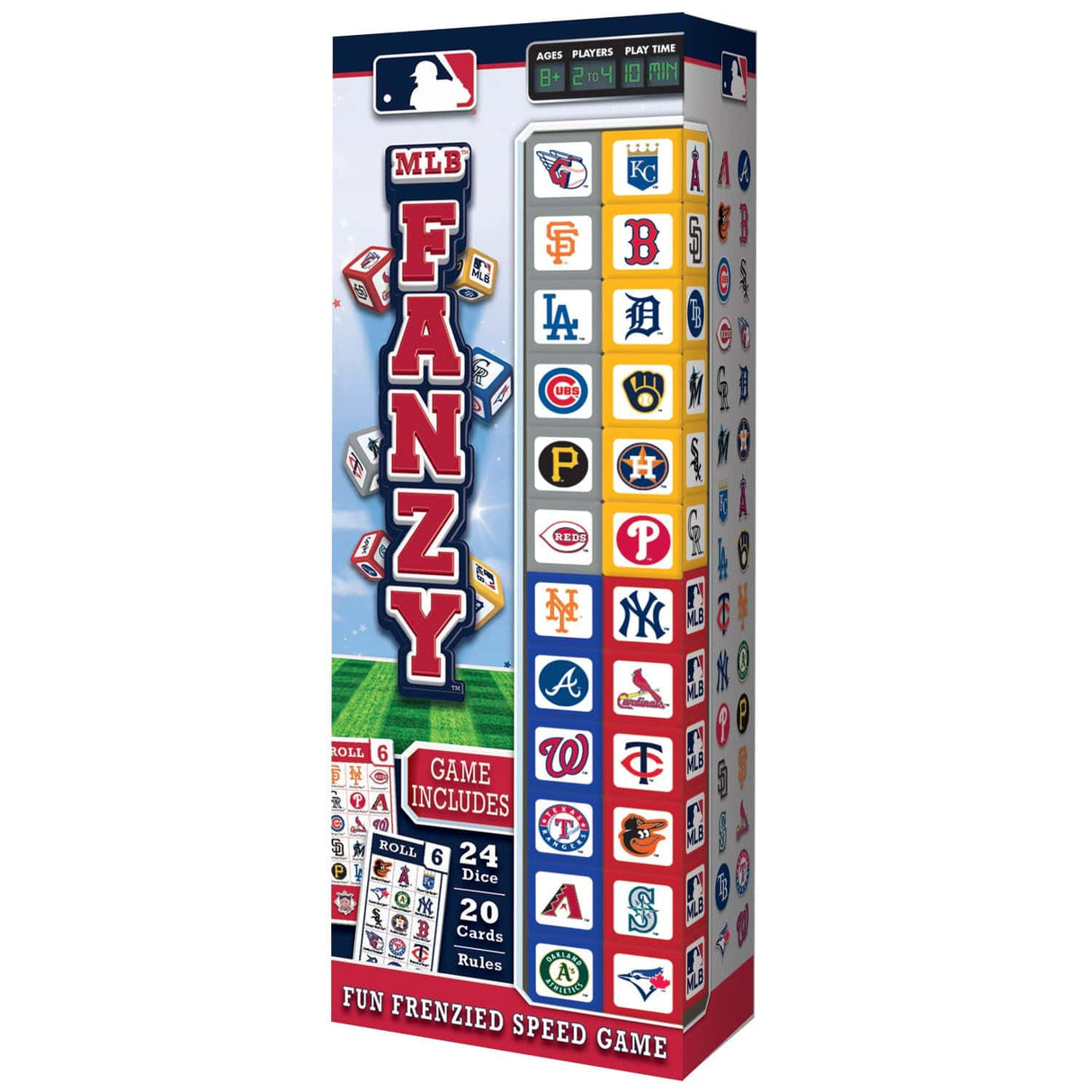 MLB - League Fanzy Dice Game - MasterPieces Puzzle Company INC - 705988419232
