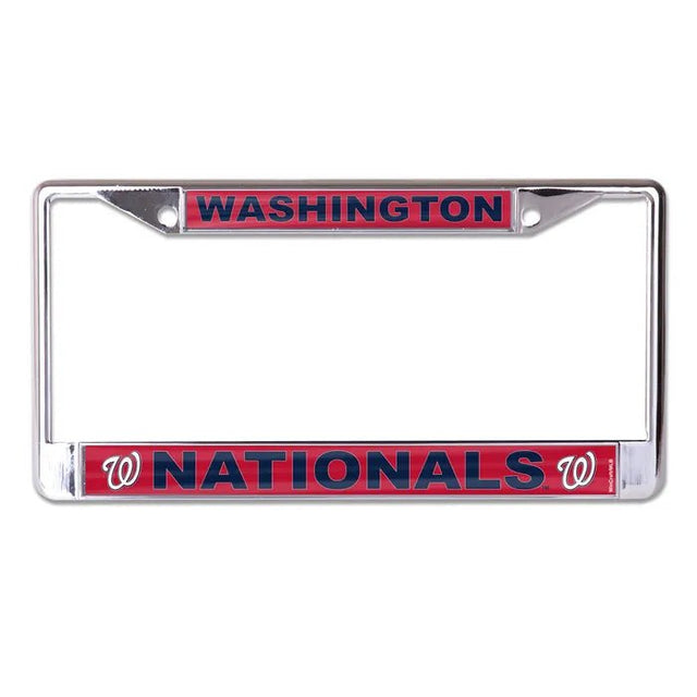 Front view of MLB license plate frame showcasing Tampa Bay Rays team graphics with a white background