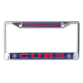 Front view of an MLB license plate frame showcasing Seattle Mariners branding with a white background