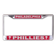 Front view of MLB license plate frame showcasing Detroit Tigers branding with a white background