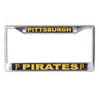 Front view of an MLB license plate frame showcasing Minnesota Twins graphics with a white background