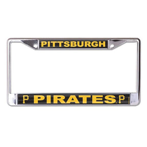 Front view of an MLB license plate frame showcasing Minnesota Twins graphics with a white background