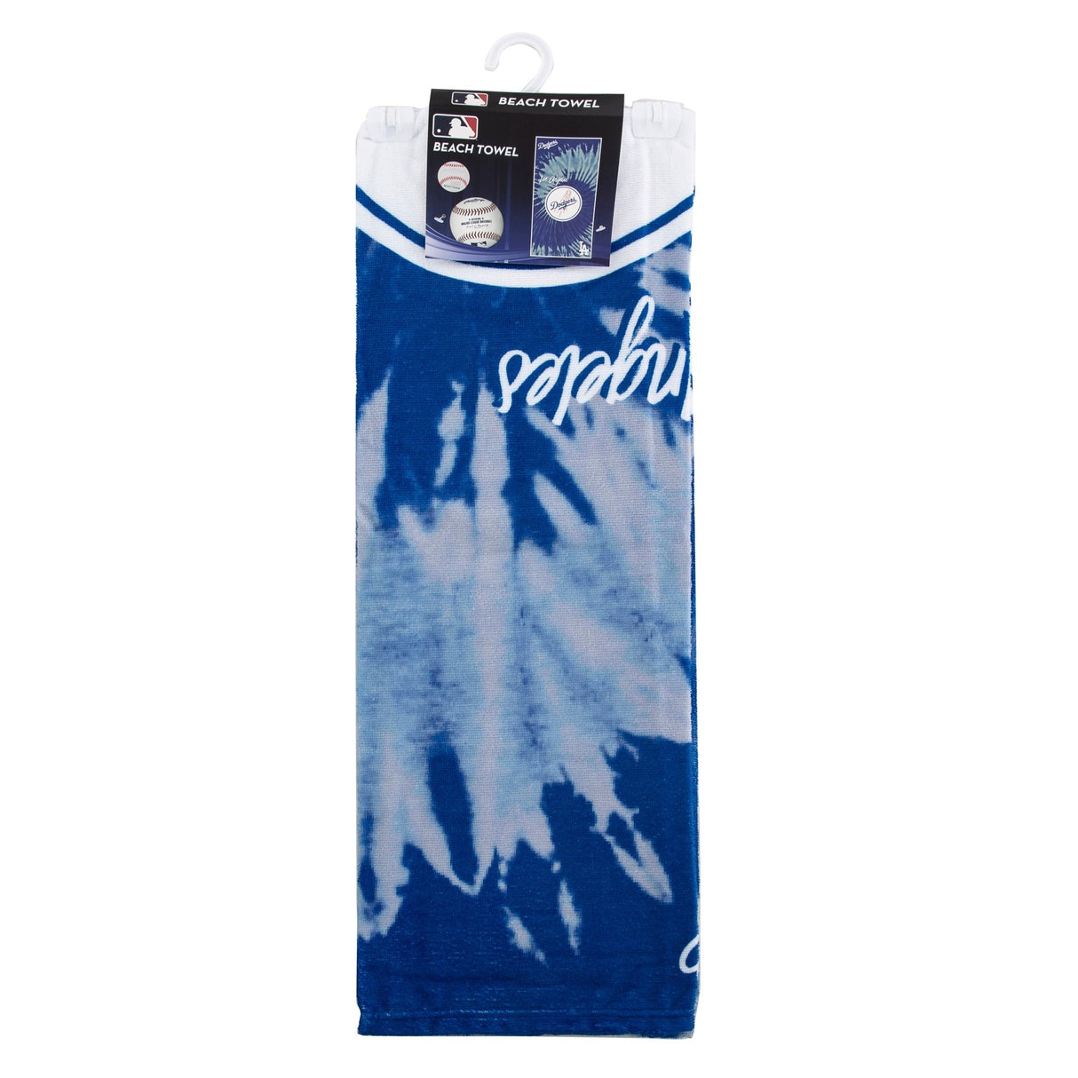 MLB Los Angeles Dodgers Psychedelic Beach Towel 30x60 Inches - Northwest - 190604342825