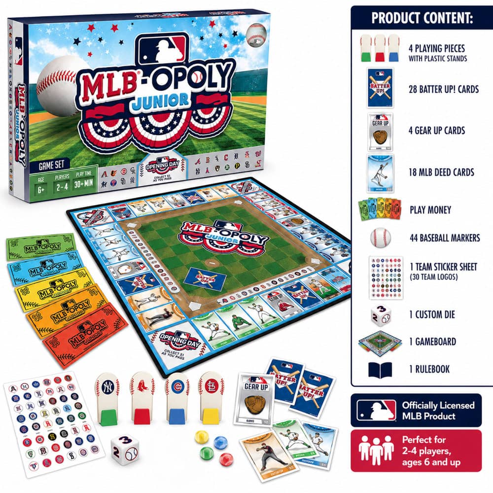 MLB Opoly Junior - MasterPieces Puzzle Company INC - 705988014178