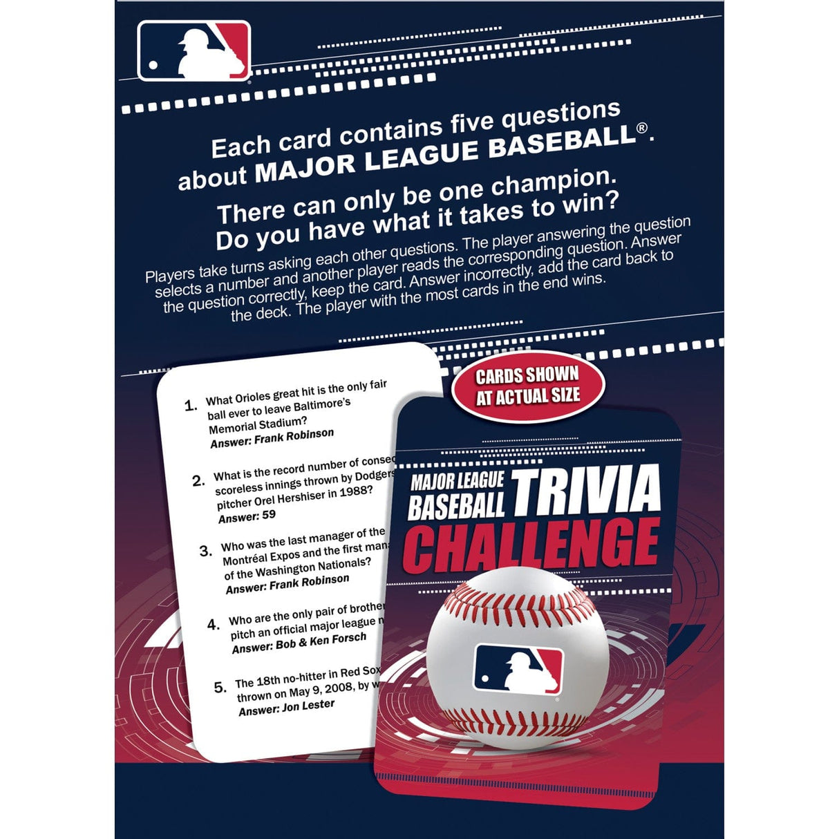 MLB Trivia Challenge - MasterPieces Puzzle Company INC - 705988016875