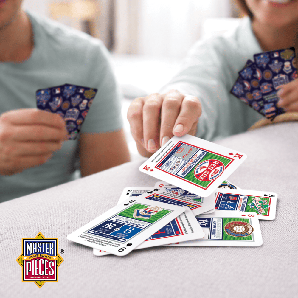 MLB World Series Playing Cards - 54 Card Deck - MasterPieces Puzzle Company INC - 705988917868
