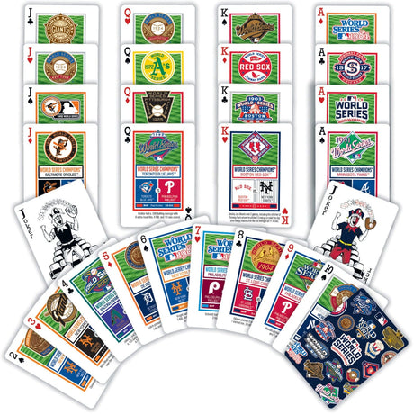 MLB World Series Playing Cards - 54 Card Deck - MasterPieces Puzzle Company INC - 705988917868