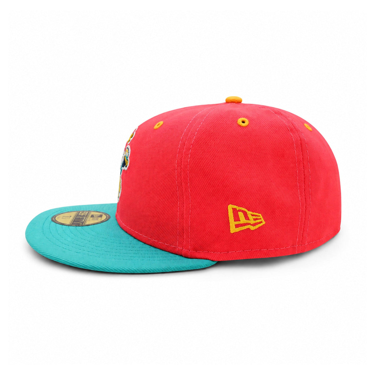 Modesto Nuts Theme Night Aqua Coral 59FIFTY Fitted - New Era - 230403418202