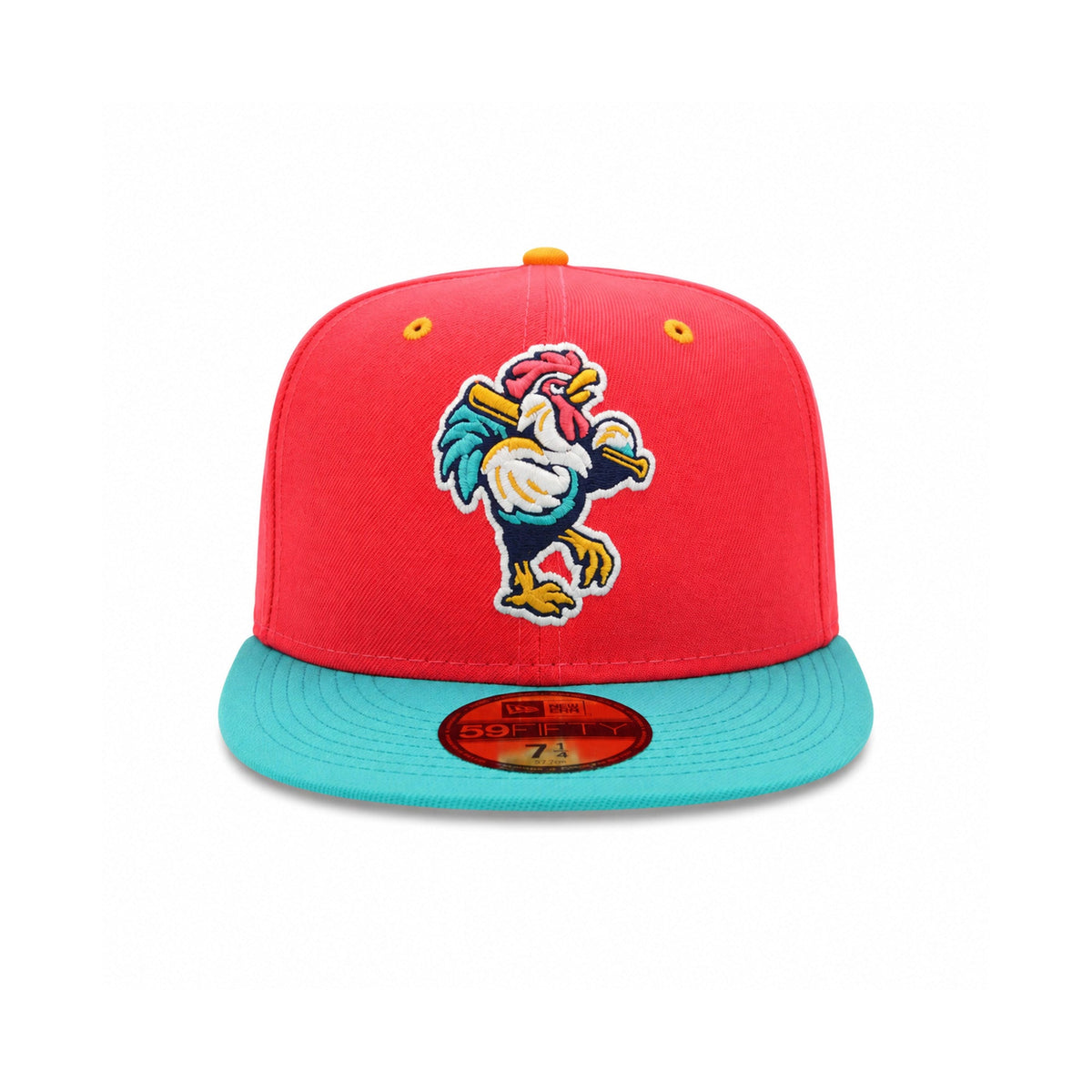 Modesto Nuts Theme Night Aqua Coral 59FIFTY Fitted - New Era - 230403418202