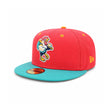 Modesto Nuts Theme Night Aqua Coral 59FIFTY Fitted - New Era - 230403418202