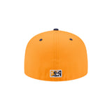 Montgomery Biscuits Authentic Collection Alternate Orange Gold 59FIFTY Fitted Hat - New Era - 230401409323