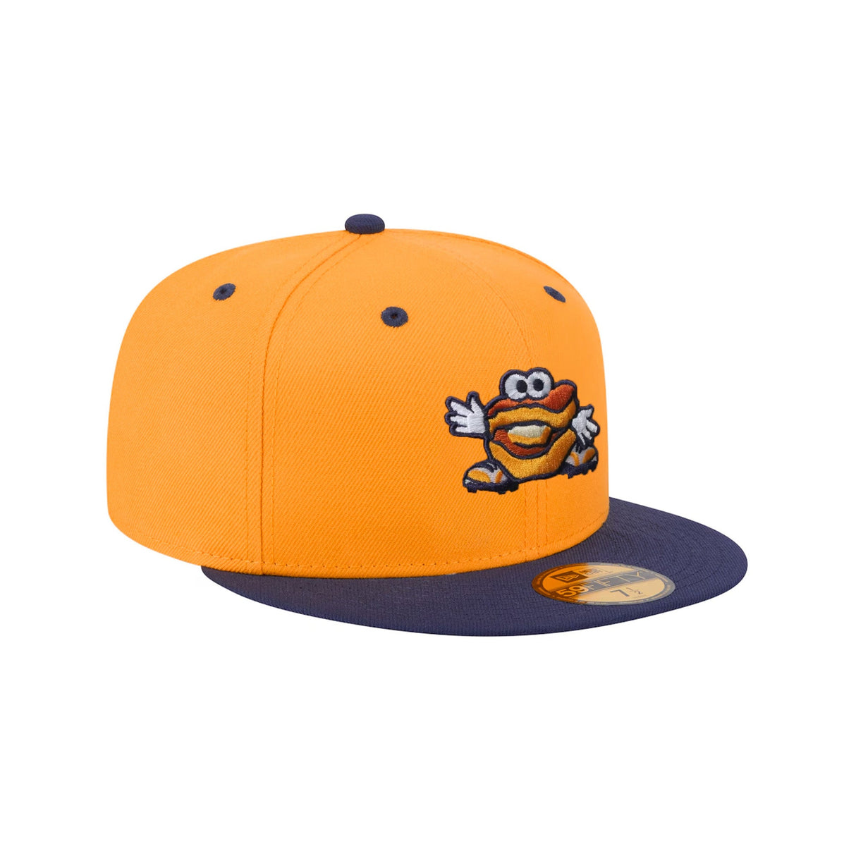 Montgomery Biscuits Authentic Collection Alternate Orange Gold 59FIFTY Fitted Hat - New Era - 230401409323