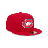 Montreal Canadiens Team red 59FIFTY Fitted Hat - New Era - 23500730601