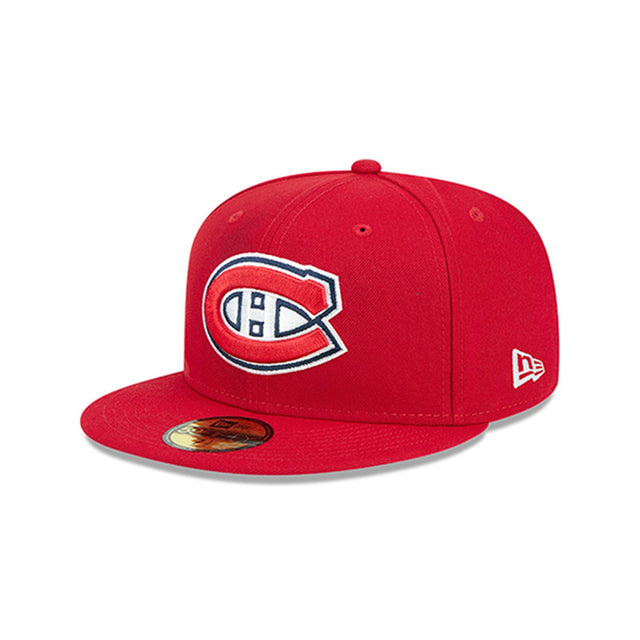 Montreal Canadiens Team red 59FIFTY Fitted Hat - New Era - 23500730601