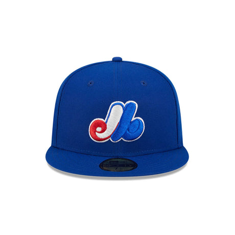 Montreal Expos 1993 Retro Logo Evergreen Blue 59FIFTY Fitted Hat - New Era - 23480143112