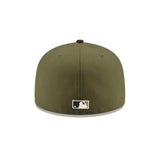 Montreal Expos 35th Anniversary Patch Olive & Black "Field Issue" 59FIFTY Fitted Hat - New Era - 