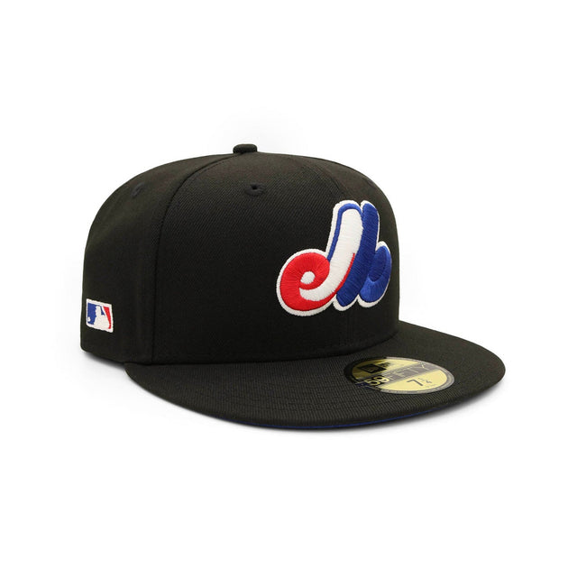 Montreal Expos Black 59FIFTY Fitted Hat - New Era - 23334343102