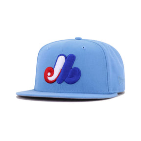 Montreal Expos Sky Blue 35th Anniversary Patch 59FIFTY Fitted - New Era - 
