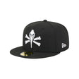 Myrtle Beach Pelicans Theme Night Black 59FIFTY Fitted Hat - New Era - 2346408201