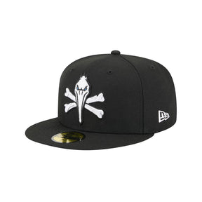 Myrtle Beach Pelicans Theme Night Black 59FIFTY Fitted Hat - New Era - 2346408201