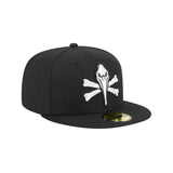 Myrtle Beach Pelicans Theme Night Black 59FIFTY Fitted Hat - New Era - 2346408201