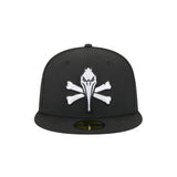 Myrtle Beach Pelicans Theme Night Black 59FIFTY Fitted Hat - New Era - 2346408201
