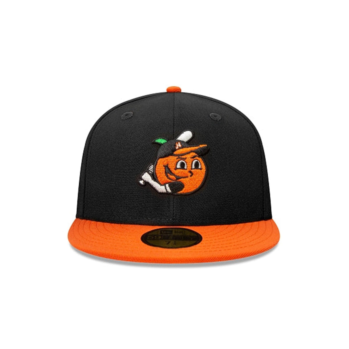 Naranjeros de Hermosillo Mascot Orange & Black 59FIFTY Fitted Hat - New Era - 23040248601