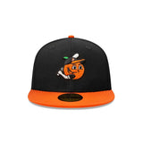 Naranjeros de Hermosillo Mascot Orange & Black 59FIFTY Fitted Hat - New Era - 23040248601