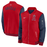 Nike Los Angeles Angels Dugout Jacket - Red & Navy