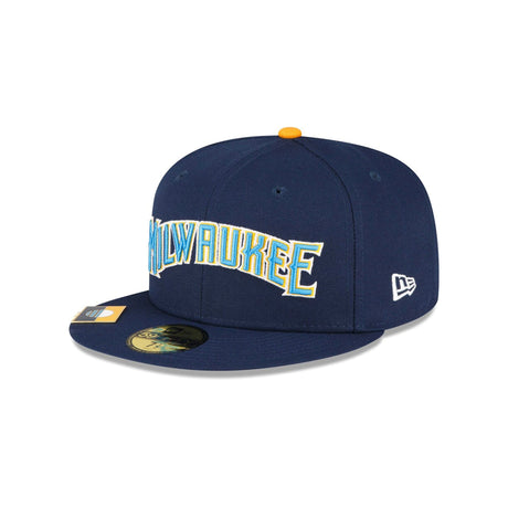 Navy Milwaukee Brewers City Flag 59FIFTY Fitted - New Era - 