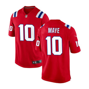 New England Patriots Drake Maye Red Nike® Game Jersey - Nike - 2304401122101