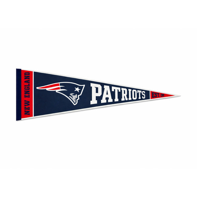 New England Patriots Logo Navy Felt Pennant - Wincraft - 36030512201