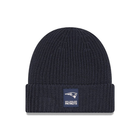 New England Patriots Navy Cuffed Knit Beanie - New Era - 