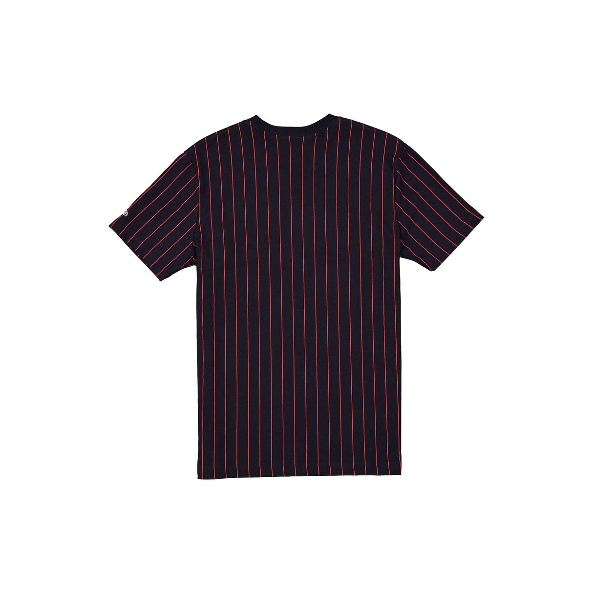 New England Patriots Navy & Red Pinstripe New Era Throwback T-Shirt - New Era - 