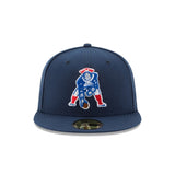 New England Patriots Pat Patriot 59FIFTY Fitted Hat Navy NFL Retro - New Era - 23140412213