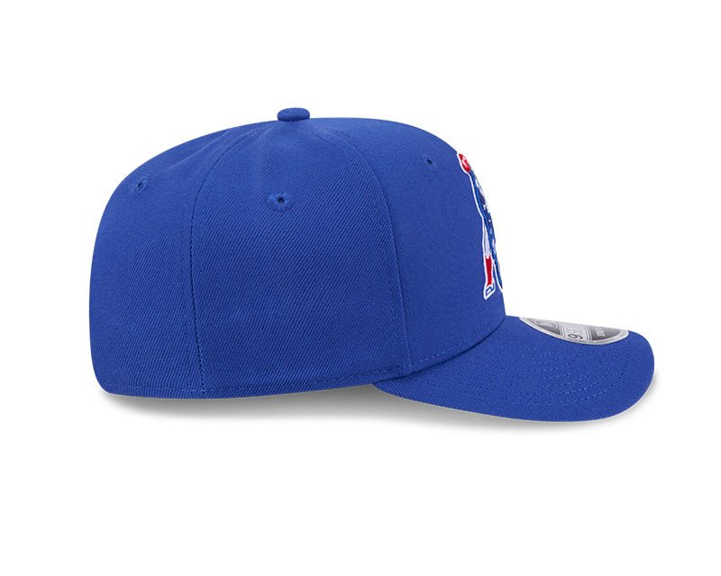New England Patriots Throwback Blue 9SEVENTY Stretch - Snap Hat - New Era - 2395191221