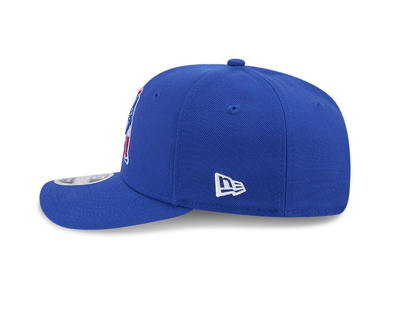 New England Patriots Throwback Blue 9SEVENTY Stretch - Snap Hat - New Era - 2395191221