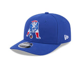 New England Patriots Throwback Blue 9SEVENTY Stretch - Snap Hat - New Era - 2395191221