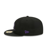 Colorado Rockies Blackout Alternate Logo Black 59FIFTY Fitted Hat